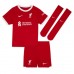 Liverpool Szoboszlai Dominik #8 Domaci Dres za Dječji 2023-24 Kratak Rukavima (+ kratke hlače)